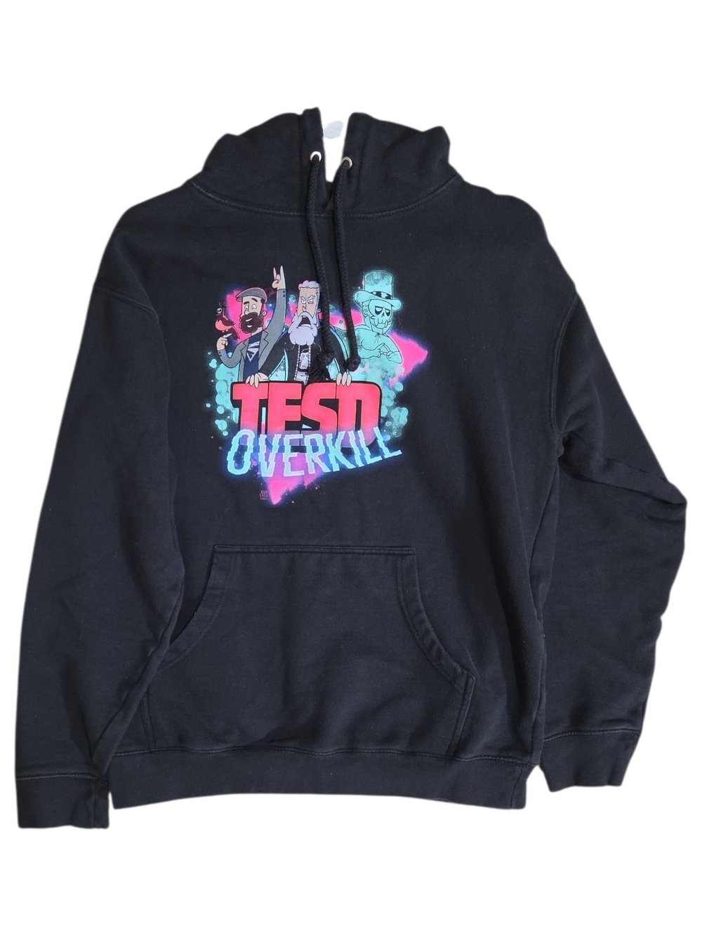 Tell 'Em Steve-Dave TESD Overkill Podcast Hoodie Size M